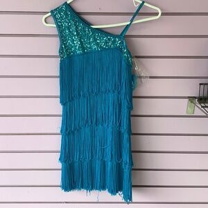 Flapper style dance costume dress by Balero. EUC